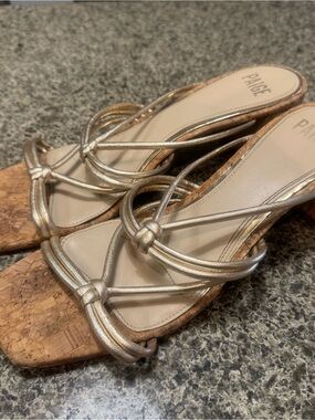 Paige cork heel